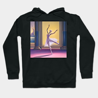 Ballerina Dancing Painting Olympus Hoodie